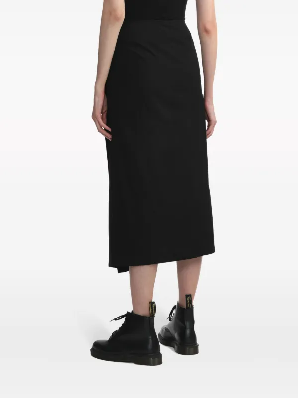 Y's アシンメトリー スカート | ブラック | FARFETCH JP