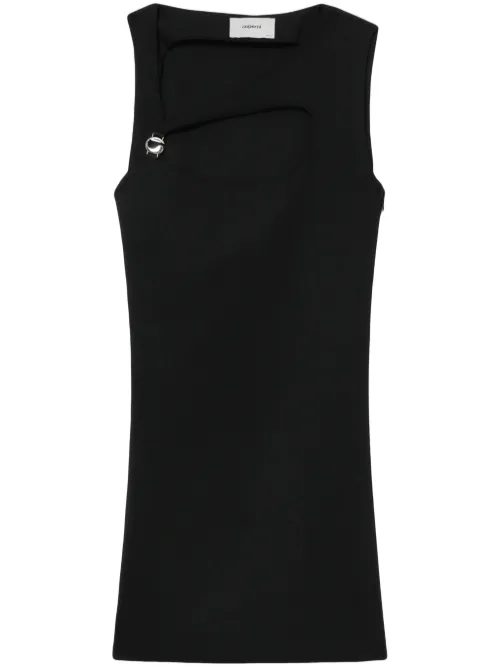 Robe courte sans manches à découpes - Coperni - Modalova