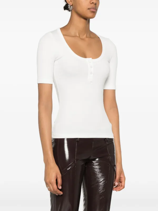 Courrèges Holistic Snaps 90's T-shirt | White | FARFETCH