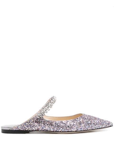 Jimmy Choo Bing sequin-embellished ballerina shoes