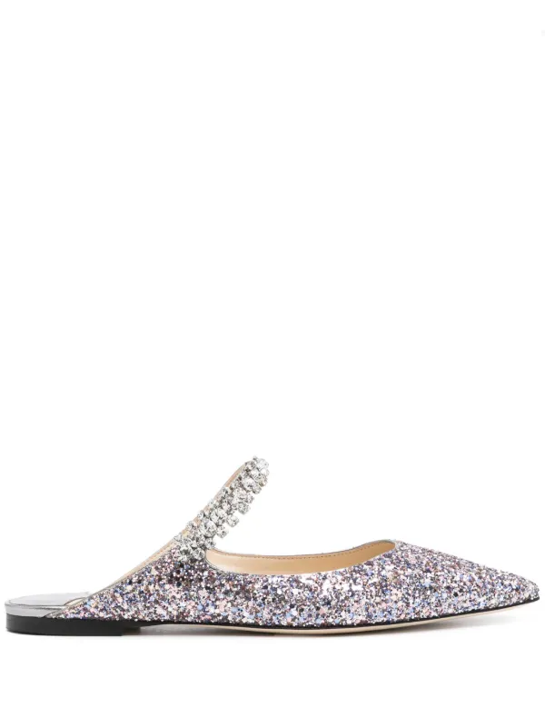 Sequin ballerina hot sale flats