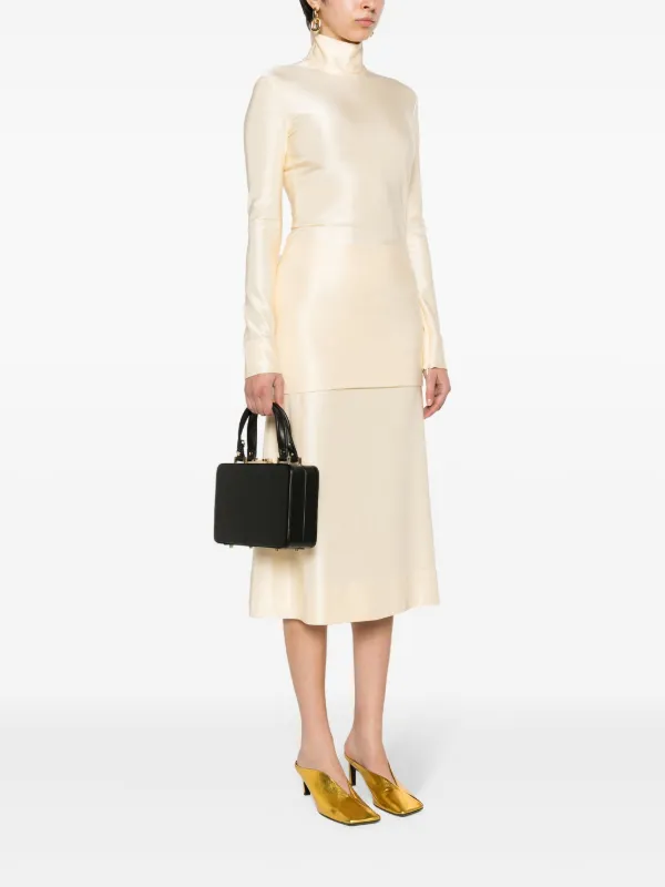 Gianvito Rossi Valì Leather Tote Bag | Black | FARFETCH