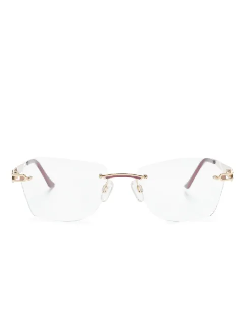 Cazal 1275 rimless glasses
