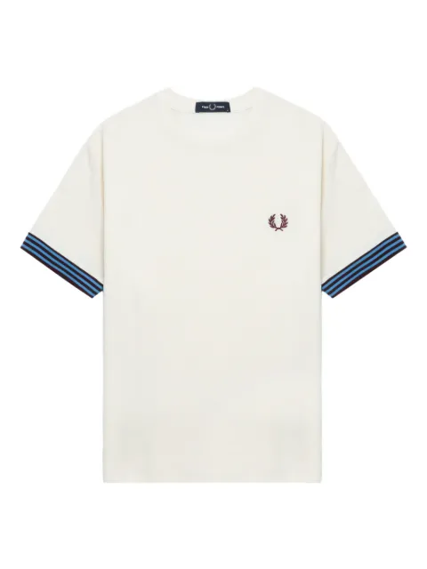 Fred Perry logo-embroidered cotton T-shirt