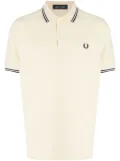 Fred Perry Laurel Wreath-embroidered cotton polo shirt - Yellow