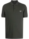 Fred Perry Laurel Wreath-embroidered cotton polo shirt - Green