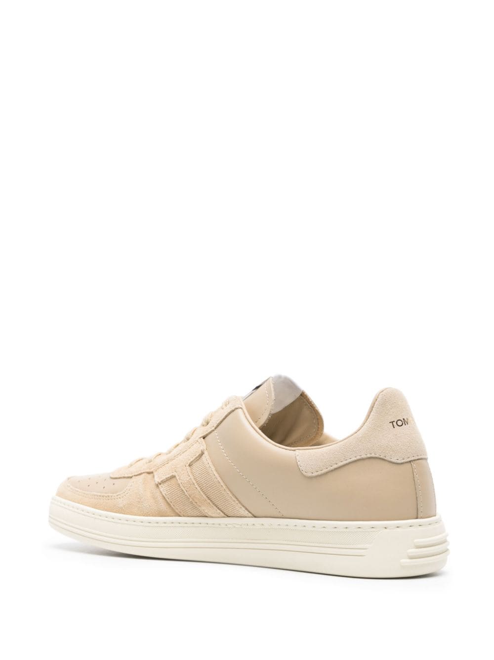 Shop Tom Ford Radcliffe Panelled Sneakers In Neutrals