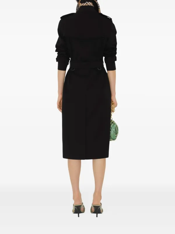 VIP【関税送料無料】希少 Burberry Kensington Trench Burberry Kensington Heritage Belted Long Trench Coat