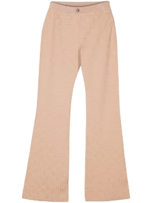 パンツ Givenchy Flared trousers Givenchy 4G Jacquard Flared Trousers | Black | FARFETCH