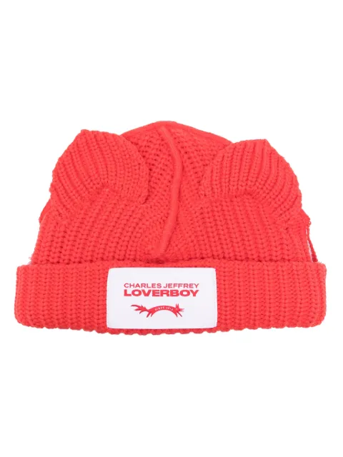 Charles Jeffrey Loverboy Chunky Ears knitted beanie