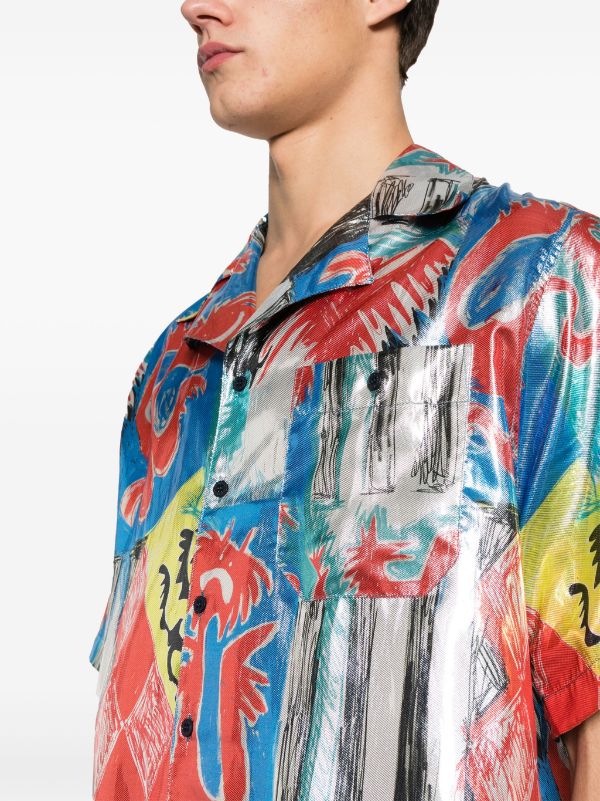 Charles Jeffrey Loverboy metallic-sheen Shirt - Farfetch