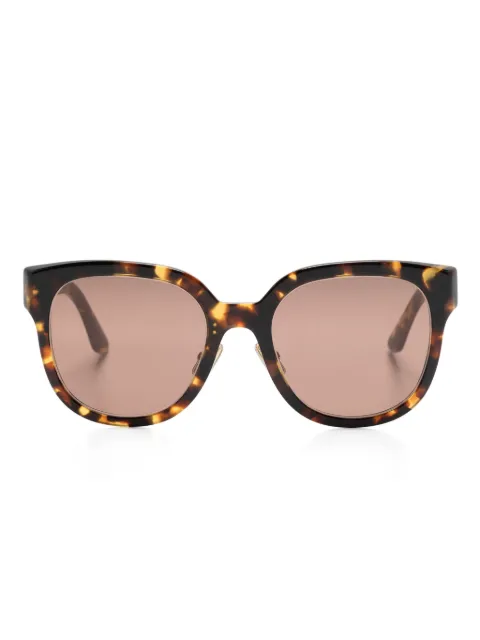 Miu Miu Eyewear logo-lettering square-frame sunglasses