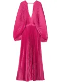 L'IDÉE open-back pleated maxi dress - Pink