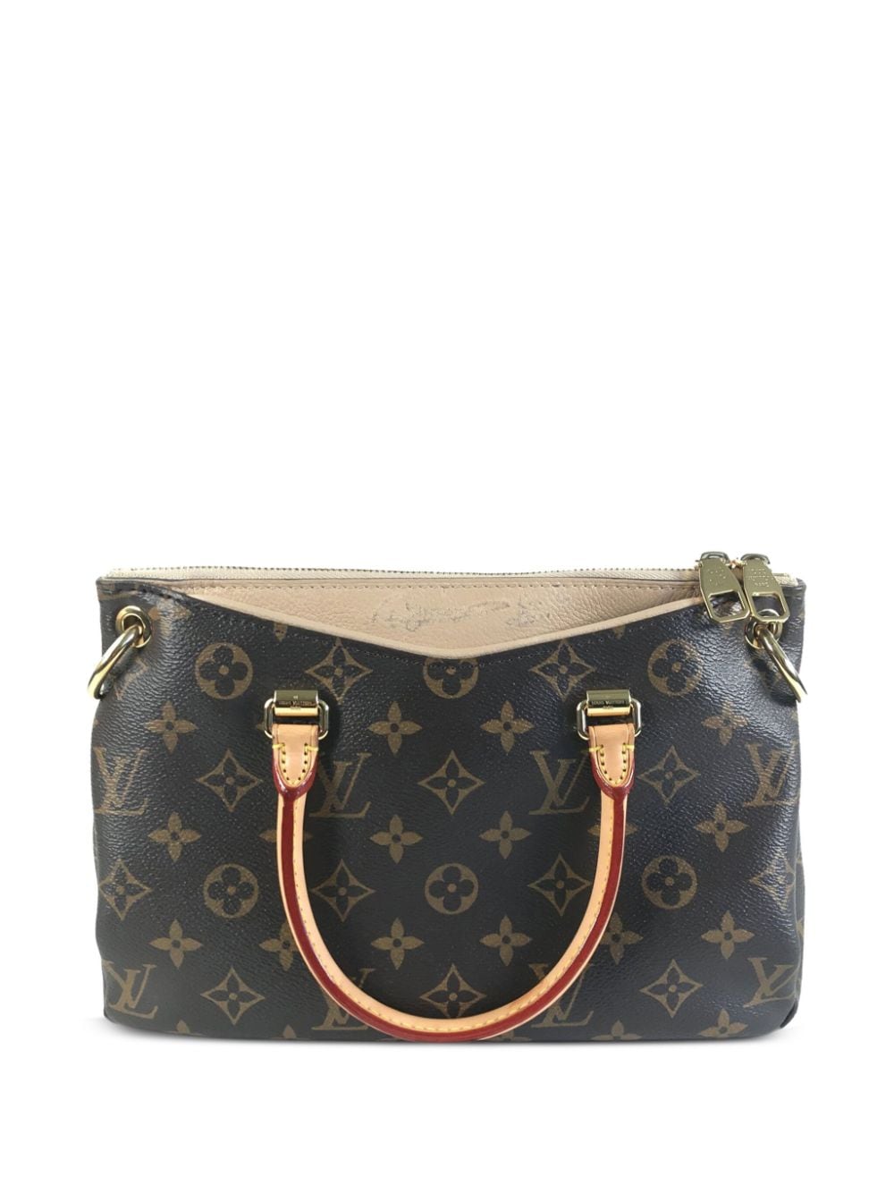 Louis Vuitton 2016 pre-owned Pallas BB two-way handbag - Bruin