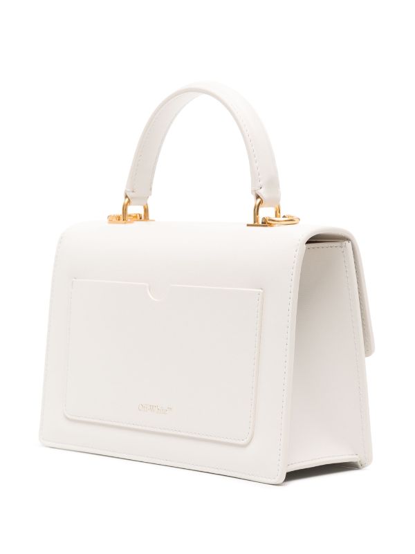 Off-White Jitney 1.4 Leather Tote Bag - Farfetch