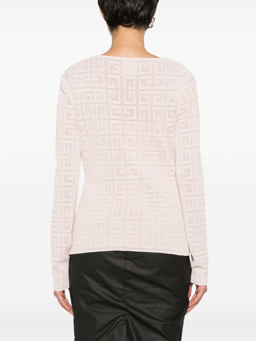 Givenchy Top met jacquard Roze