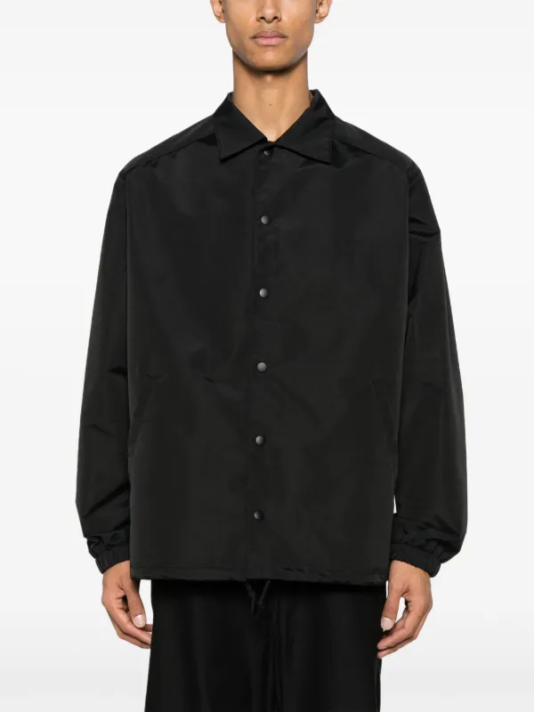 Y-3 logo-embroidered Padded Shirt Jacket | Black | FARFETCH