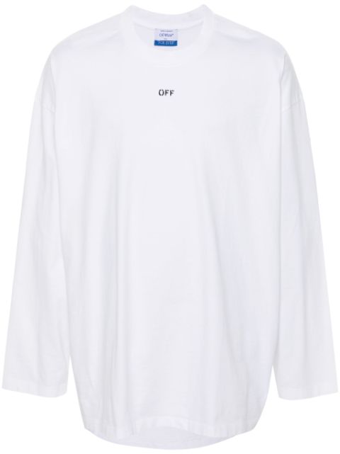 Off-White logo-print cotton T-shirt Men