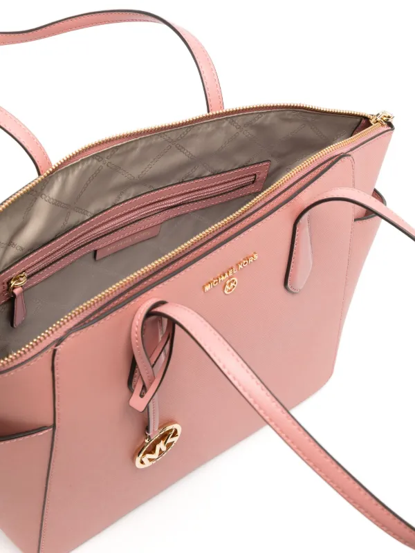 Michael Kors store light pink leather tote