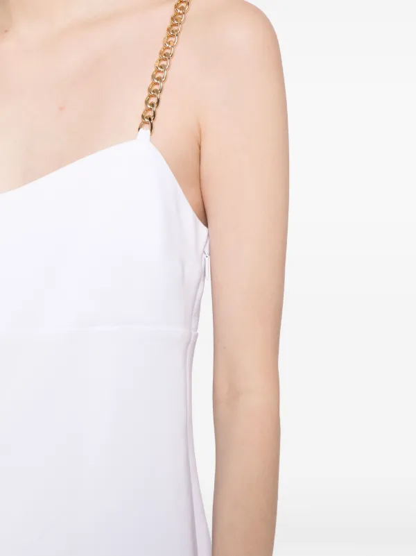 Michael Kors Embellished Crepe Slip Dress White FARFETCH ID