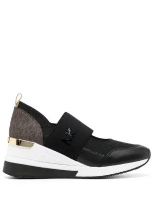 Michael kors heeled clearance trainers