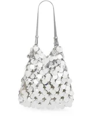 Rabanne スパンコール ショルダーバッグ | シルバートーン | FARFETCH JP
