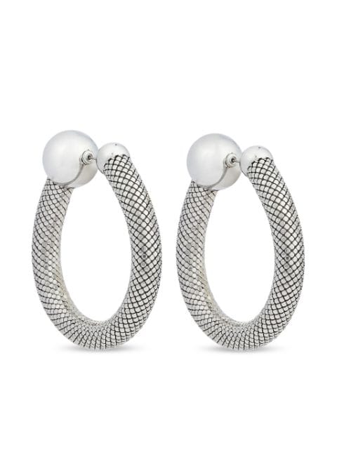 Rabanne Pixel hoop earrings 