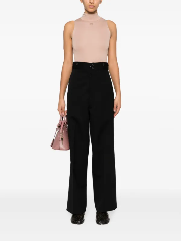 Maison Margiela Cavalry ストレートパンツ | ブラック | FARFETCH JP