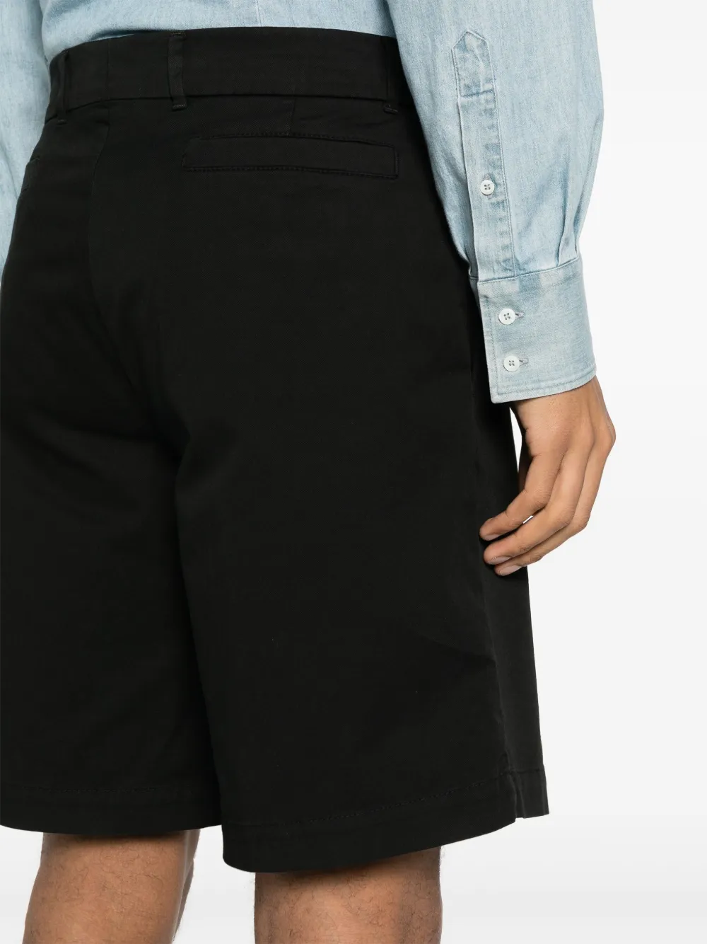 Brunello Cucinelli Katoenen bermuda shorts Zwart