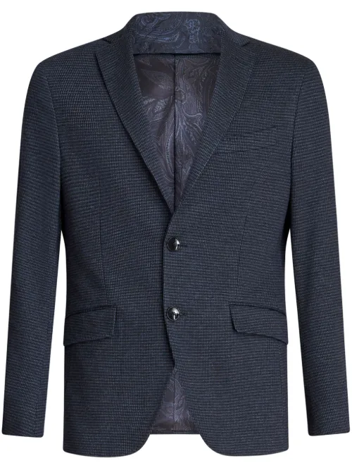 Blazer à motif pied-de-poule - ETRO - Modalova