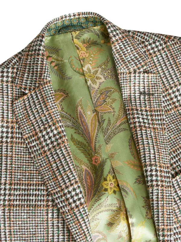 ETRO ハウンドトゥースチェック テーラードジャケット ETRO ハウンドトゥースチェック テーラードジャケット
