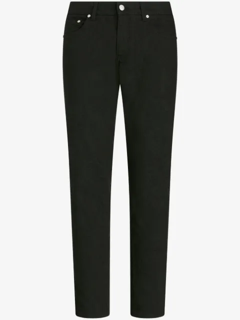 ETRO jeans slim con motivo en jacquard