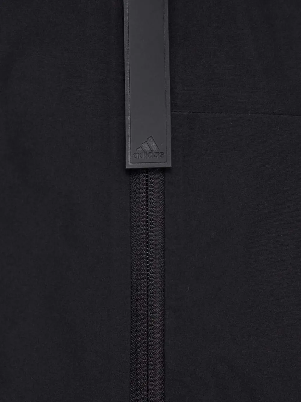 adidas Jack met capuchon en drie strepen Zwart