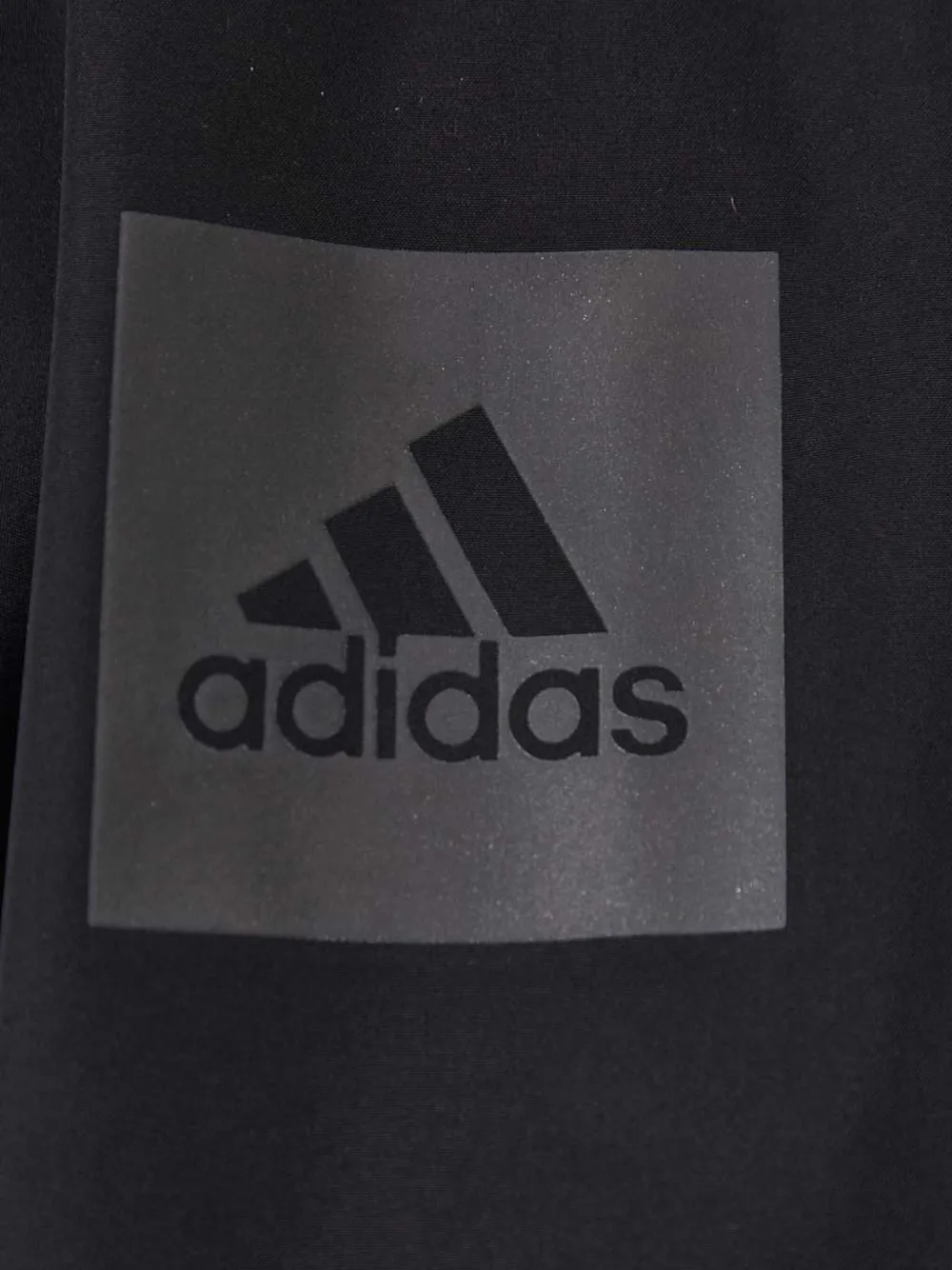 adidas Jack met capuchon en drie strepen Zwart