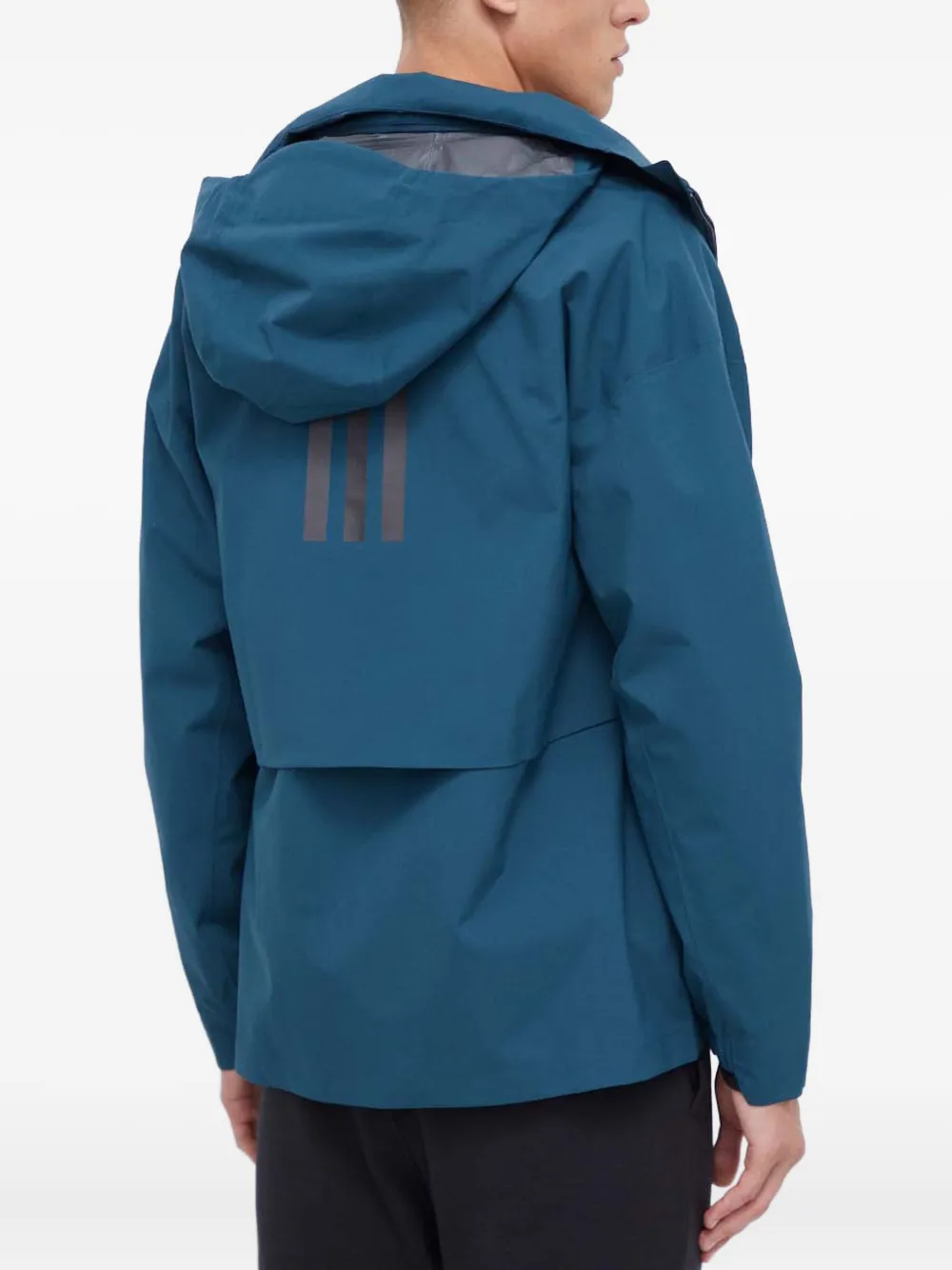 adidas Denim jack Blauw