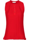 Lanvin pleated crepe de chine blouse - Red