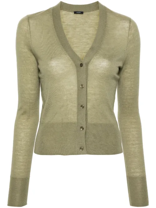 Cardigan en maille fine à col v - JOSEPH - Modalova