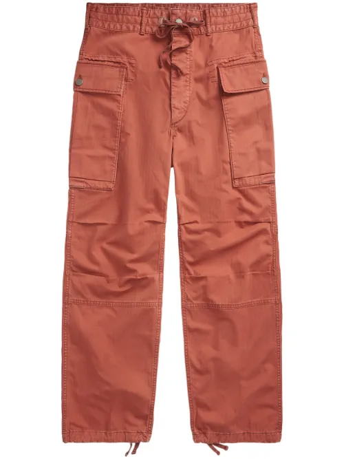 Pantalon droit en coton à poches cargo - Ralph Lauren RRL - Modalova