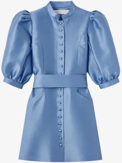 DESTREE Amoako satin-finish dress
