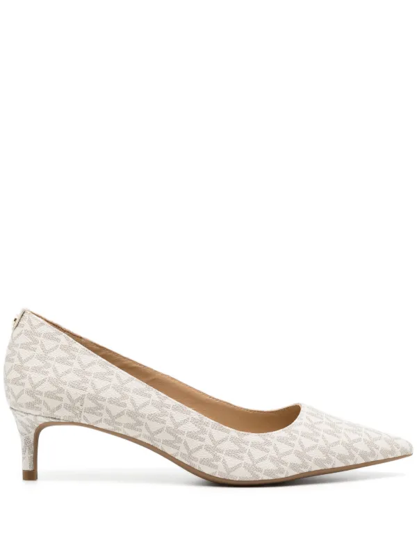 Michael kors white pumps discount