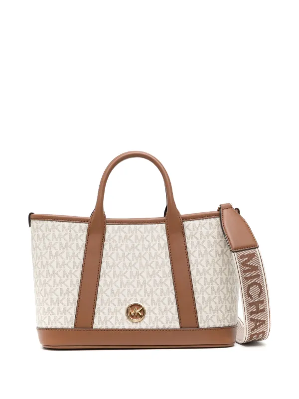 Michael kors monogram satchel on sale