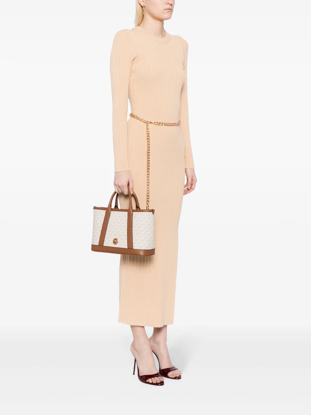 Michael Kors Boekentas met monogram Beige