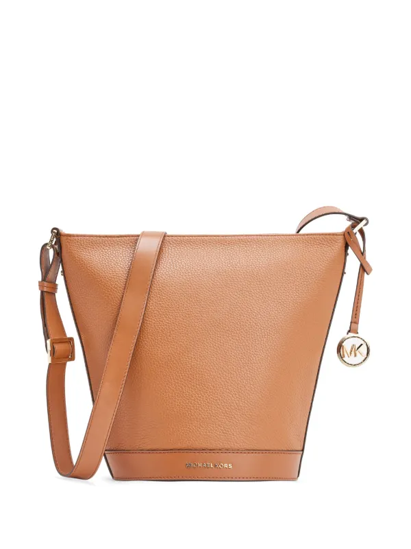 Michael kors leather bucket bag sale