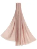 ETRO paisley-jacquard frayed scarf - Pink
