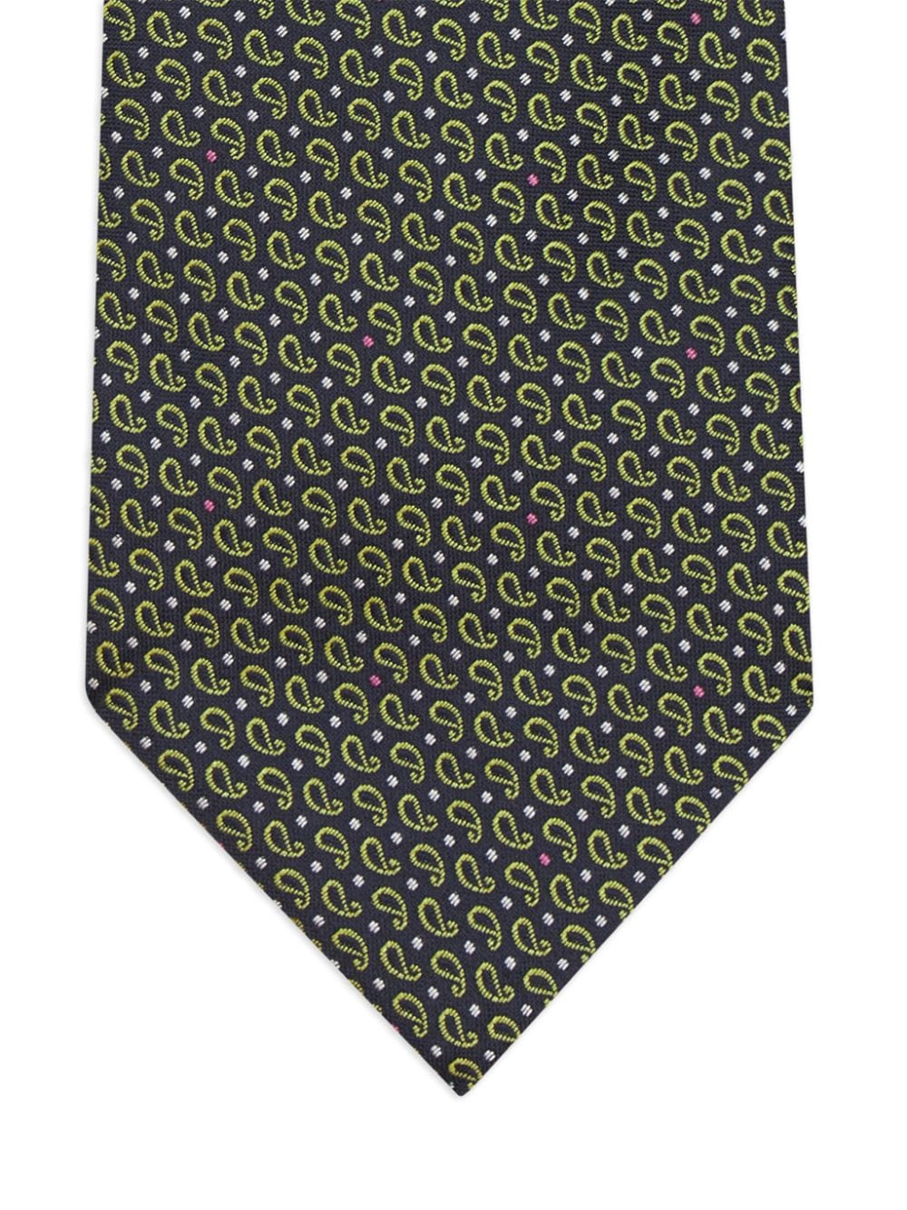 Shop Etro Paisley-pattern Silk Tie In Black