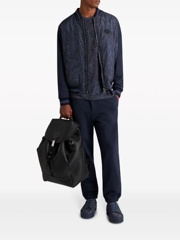 【関税込み】ETRO 'Pegaso' cargo pants ETRO Pegaso トラックパンツ | ブルー | FARFETCH JP