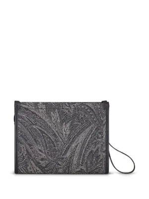 ETRO｜CLUTCHES (WP1C0002AA014 M0021) Etro Jacquard Fabric Clutch | italist
