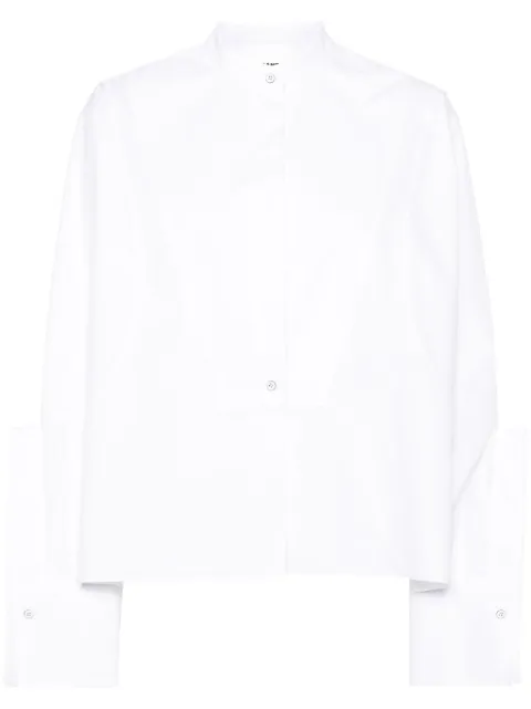 Jil Sander cropped cotton poplin shirt