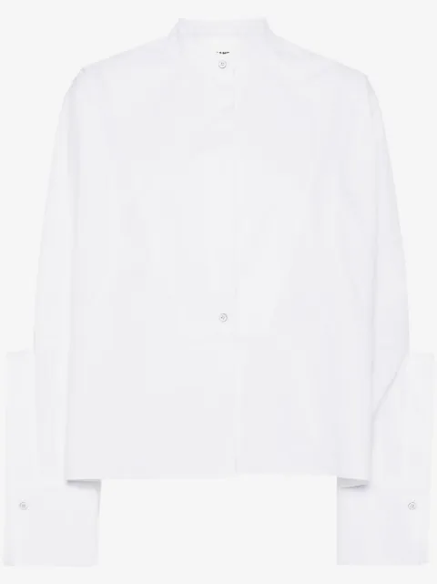 Jil Sander cropped cotton poplin shirt