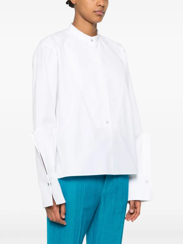 JIL SANDER シルク プリントトップス JIL SANDER シルク プリントトップス